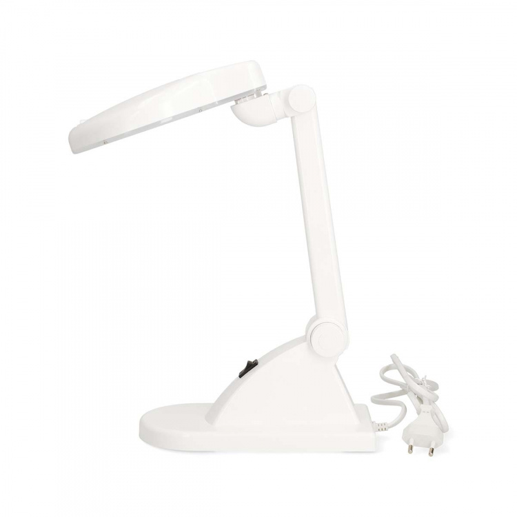 Nedis Tafel-Loeplamp | Lenssterkte: 3 + 12 Diopter | 6500 K | 6 W | 400 lm | Wit Nedis Tafel-Loeplamp | Lenssterkte: 3 + 12 Diopter | 6500 K | 6 W | 400 lm | Wit