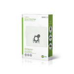 Nedis Stofzuigerzak | 4 Stuks | Synthetisch | Meest verkocht voor: Miele FJM | Wit