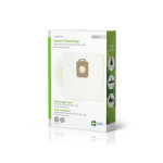 Nedis Stofzuigerzak | 4 Stuks | Synthetisch | Meest verkocht voor: Nilfisk Extreme - King Series / Nilfisk GM 200 - 599 | Wit