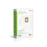 Nedis Stofzuigerzak | 4 Stuks | Synthetisch | Meest verkocht voor: Nilfisk Extreme - King Series / Nilfisk GM 200 - 599 | Wit