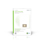 Nedis Stofzuigerzak | 4 Stuks | Synthetisch | Meest verkocht voor: Numatic Henry / Hetty / James | Wit
