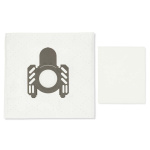 Nedis Stofzuigerzak | 4 Stuks | Synthetisch | Meest verkocht voor: AEG Gr. 5/5s and Electrolux ES 51 / AEG GR5 / Electrolux E51 | Wit