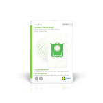 Nedis Stofzuigerzak | 4 Stuks | Synthetisch | Meest verkocht voor: Replacement for Electrolux, AEG and Philips Original Bag | Wit