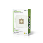 Nedis Stofzuigerzak | 4 Stuks | Synthetisch | Meest verkocht voor: Hoover H58 | Wit