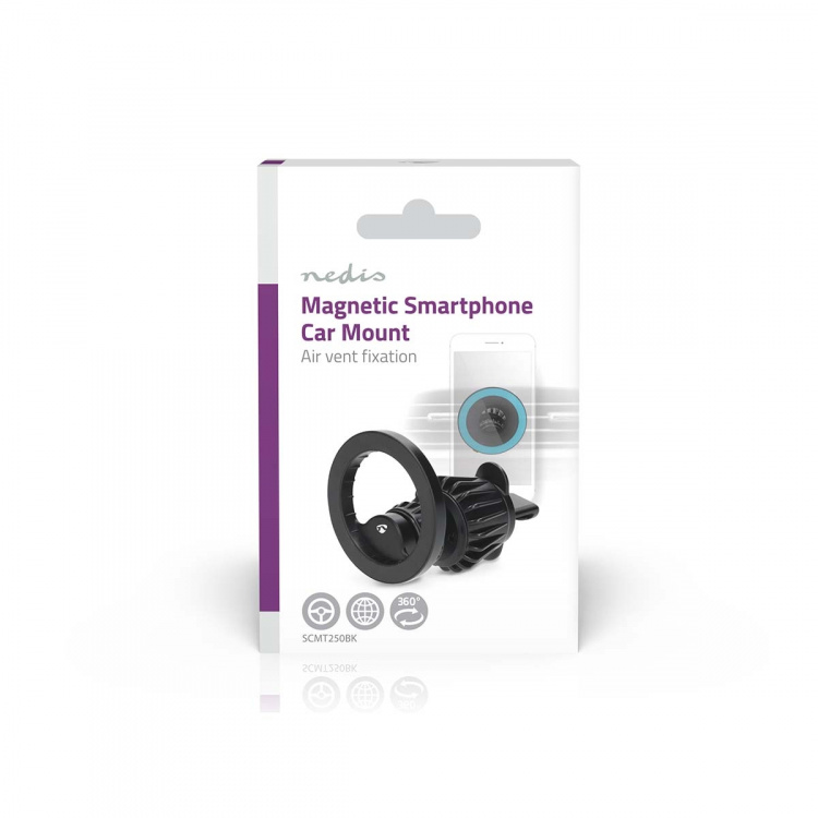 Nedis Smartphonehouder Auto | Magnetisch | Luchtventilatie in de auto | Universeel | Verstelbare hoek Nedis Smartphonehouder Auto | Magnetisch | Luchtventilatie in de auto | Universeel | Verstelbare hoek