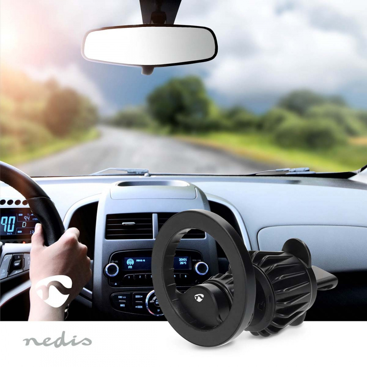 Nedis Smartphonehouder Auto | Magnetisch | Luchtventilatie in de auto | Universeel | Verstelbare hoek Nedis Smartphonehouder Auto | Magnetisch | Luchtventilatie in de auto | Universeel | Verstelbare hoek