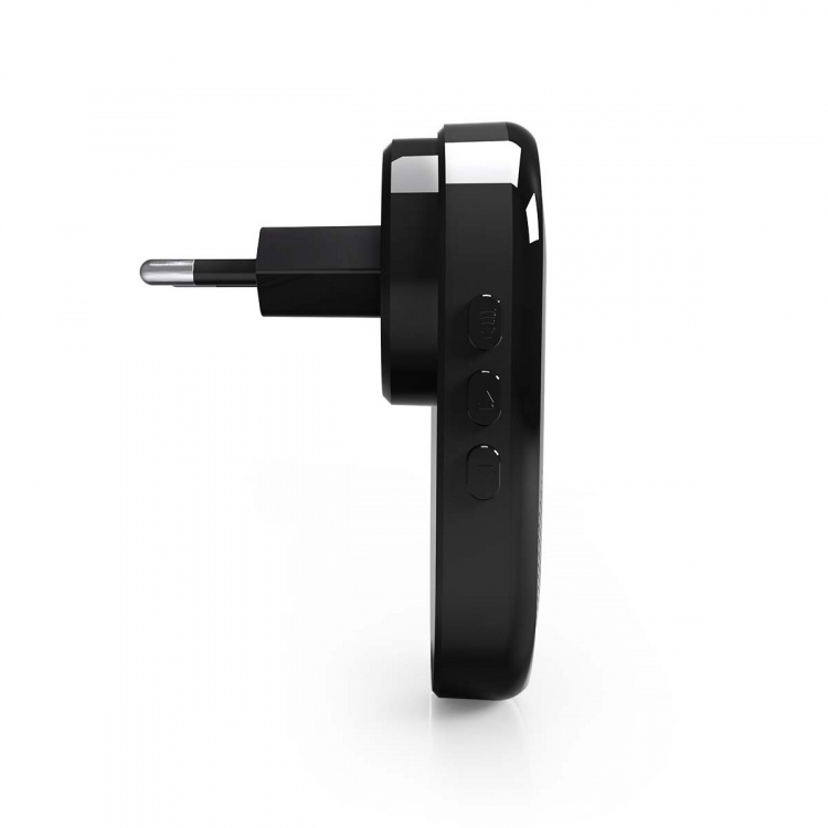 Nedis SmartLife Gong | RF, frequentie 433 MHz | Accessoire voor: WIFICDP11BK / WIFICDP21BK / WIFICDP31BK | Netvoeding | 55 Geluiden | 110 - 240 V AC 50/60 Hz | Instelbaar volume | Zwart Nedis SmartLife Gong | RF, frequentie 433 MHz | Accessoire voor: WIFICDP11BK / WIFICDP21BK / WIFICDP31BK | Netvoeding | 55 Geluiden | 110 - 240 V AC 50/60 Hz | Instelbaar volume | Zwart