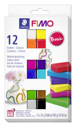 FIMO Zachte set 12x25g - Basic (8023 C12-1)