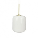 Dyberg-Larsen Silvia D20 Hanglamp - Opaal/Brass - 20 cm