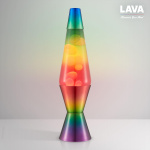 Lavazza Lamp - Wit/Driekleur, Regenboogvoet - 37 cm Lavazza Lamp - Wit/Driekleur, Regenboogvoet - 37 cm