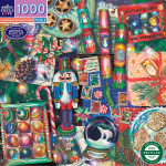eeBoo Puzzel 1000 stukjes - Kerstversiering (EPZTCDR)
