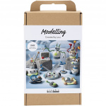 Creative Toys Creativ - Knutselset Boetseren, Robot, Blauw, Grijs, Rood, Verzilverd, 1 doos - (977808)