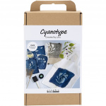 Creative Toys Creativ - Craft Kit Cyanotype, Textiel, Blauw, 1 Pak - ()