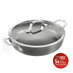 Ballarini Salina Keramische Serveerpan met Deksel - geen kleur - 28 cm Ballarini Salina Keramische Serveerpan met Deksel - geen kleur - 28 cm