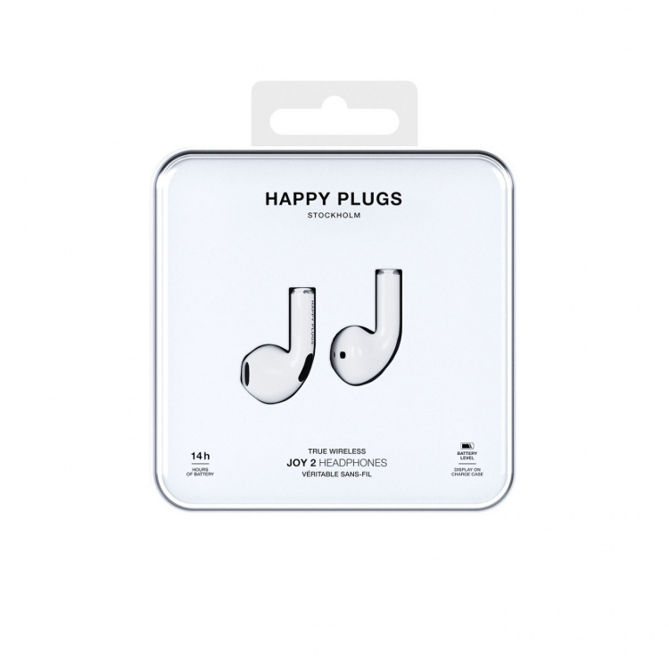Happy Plugs Hörlurar Joy 2 In-Ear TWS Vit