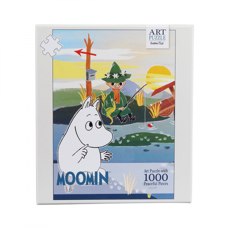 Moomin Pussel 1000 Pcs Art Puzzle On Bridge