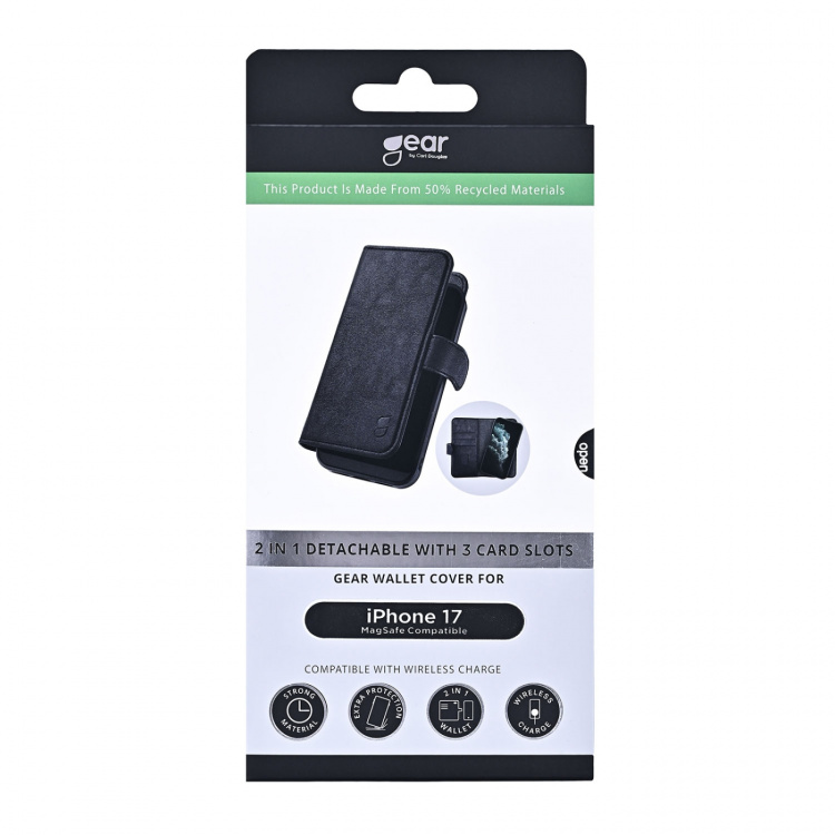 Gear Mobilfodral 2-i-1 MagSerie Black - iPhone 17