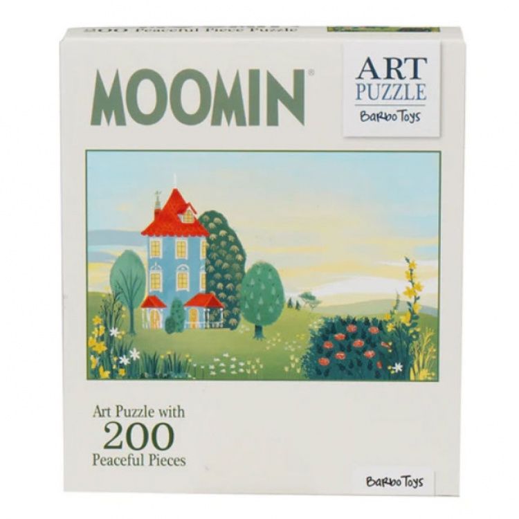 Moomin Pussel 200 Pcs Art Puzzle Grön