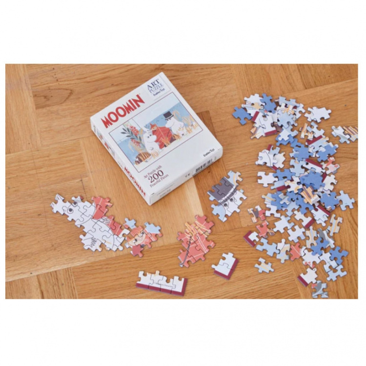 Moomin Pussel 200 Pcs Art Puzzle Röd