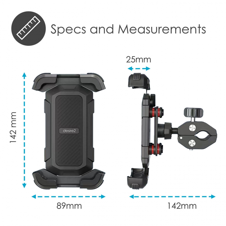 Desire2 Cykelhållare Ride Låsbar