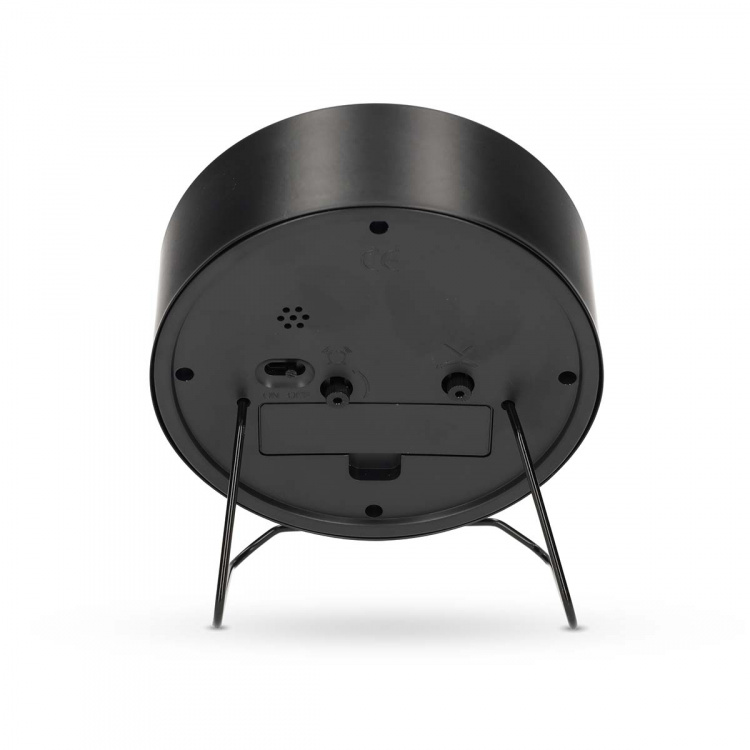 Nedis Analoge Tafelklok | Snoozefunctie | Stil uurwerk | Zwart