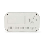 Nedis Digitale Tafelklok | LCD | Achtergrondverlichting | Snoozefunctie | Datumweergave | Timerfunctie | Wit