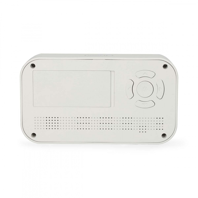Nedis Digitale Tafelklok | LCD | Achtergrondverlichting | Snoozefunctie | Datumweergave | Timerfunctie | Wit