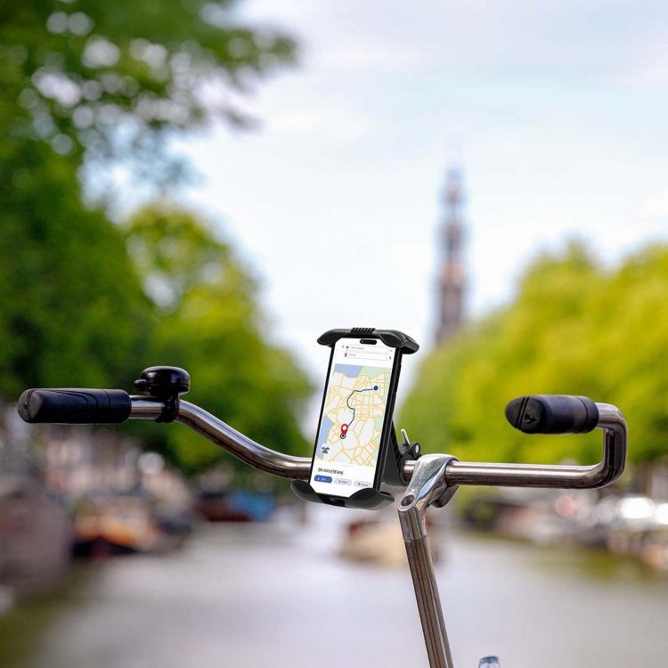 Nedis Smartphonehouder Fiets | Universeel | Draai- en Kantelbaar | Verstelbaar