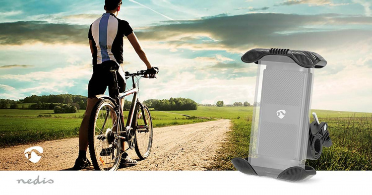 Nedis Smartphonehouder Fiets | Universeel | Draai- en Kantelbaar | Verstelbaar