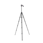 Nedis Statief | Maximaal draagvermogen: 3 kg | Minimale werkhoogte: 41.5 cm | Maximale werkhoogte: 160 cm | 5 Segmenten | Pan & Tilt | Inclusief reistas | ABS / Aluminium | Zwart