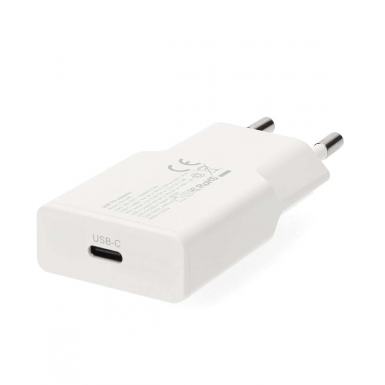 Nedis Oplader | 20 W | GaN | PD3.0 | Snellaad functie | 1.67 / 2.22 / 3.0 A | Outputs: 1 | USB-C™ | Automatische Voltage Selectie | Wit
