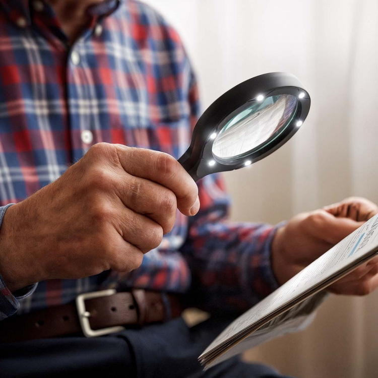 Nedis Handloepen | Lenssterkte: 4 Diopter | 10000 K | 0.05 W | 9 lm | Zwart