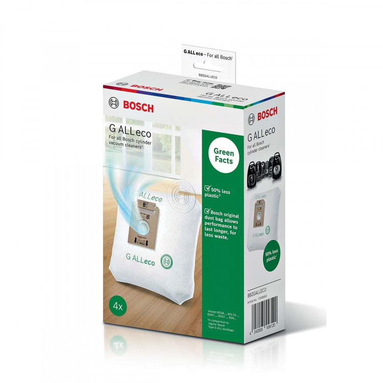 Bosch Stofzuigerzak Type G ALL ECO 4 stuks