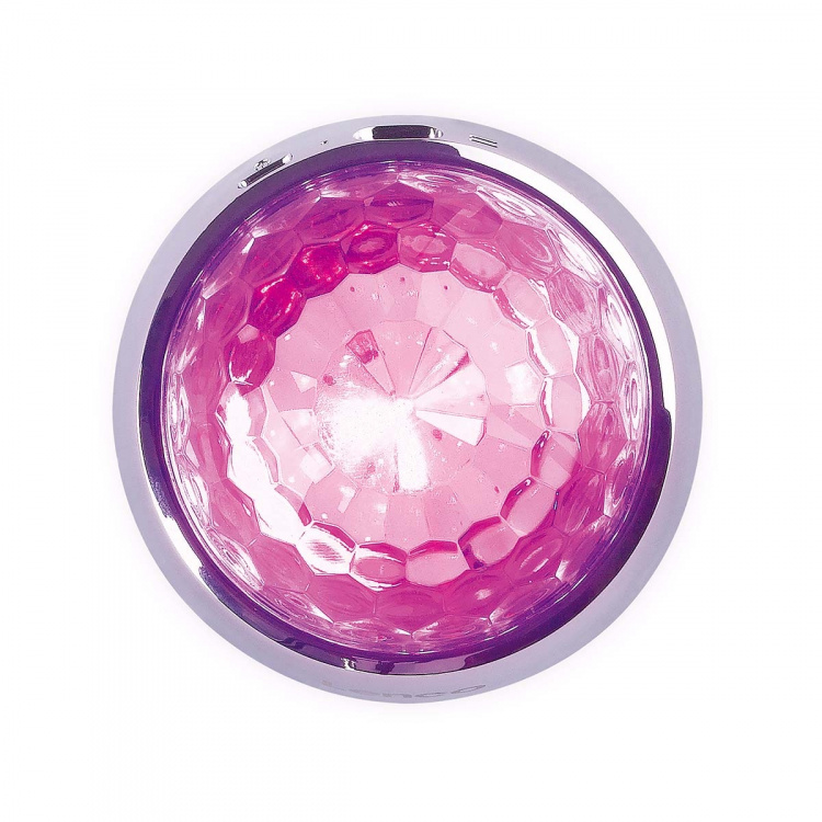 Lenco Middenstabilisator met Party LED Licht voor draaitafel Zilver