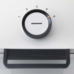 Trebs Wafelijzer dubbel hartvormig Wit