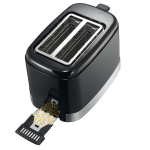 MELISSA Broodrooster 2 sneden 800W Zwart / Roestvrij staal MELISSA Broodrooster 2 sneden 800W Zwart / Roestvrij staal