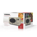 MELISSA Magnetron met Grill | 800 W | 23 L inhoud | 12 Programma\'s | 5 Vermogensniveaus | Ontdooien | 60-minutentimer | Crème