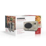 MELISSA Magnetron met Grill | 800 W | 23 L inhoud | 12 Programma\'s | 5 Vermogensniveaus | Ontdooien | 60-minutentimer | Crème