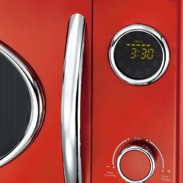 MELISSA Magnetron elektronische grill 23L 800W Metallic Rood