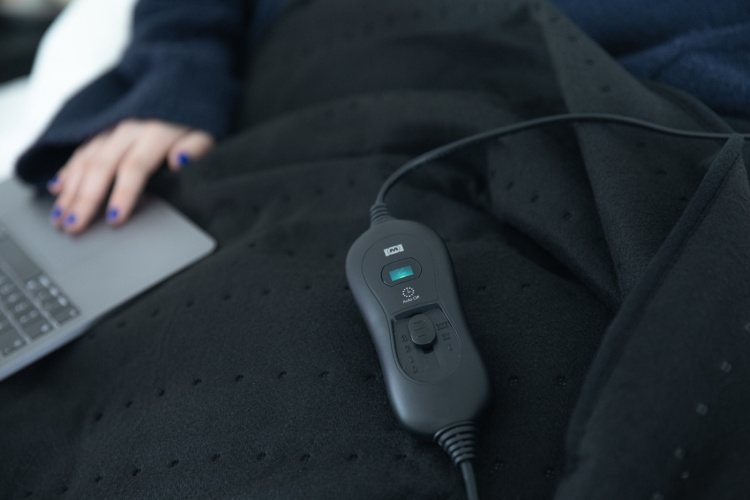 MELISSA Verwarmingsdeken 80x150cm 55-60W Zwart