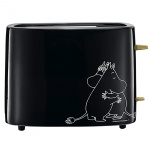 Moomin Keramische broodrooster 2 sneetjes zwart 875W Moomin Keramische broodrooster 2 sneetjes zwart 875W