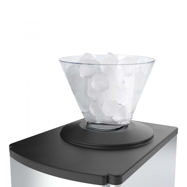 Gastronoma Ijscrusher | 80W | 1 kg/min | 3L Opvangbak | Roestvrij staal / Zwart