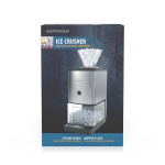 Gastronoma Ijscrusher | 80W | 1 kg/min | 3L Opvangbak | Roestvrij staal / Zwart