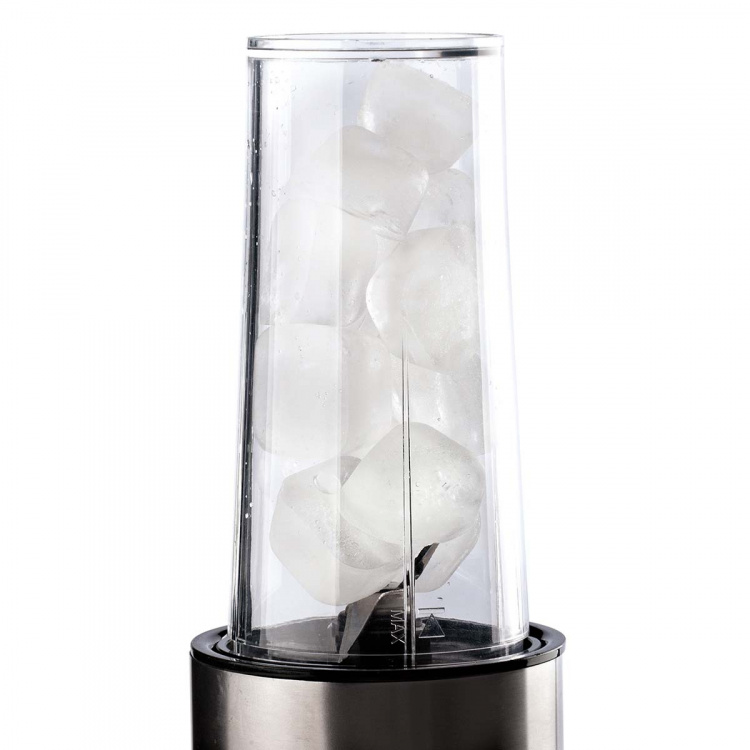 Trebs Smoothie-to-go pro drinkbeker Comfortjuicer 450 ml voor school, werk of de sportschool - Zwart