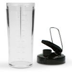 Trebs Smoothie-to-go pro drinkbeker Comfortjuicer 450 ml voor school, werk of de sportschool - Zwart