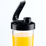 Trebs Smoothie-to-go pro drinkbeker Comfortjuicer 450 ml voor school, werk of de sportschool - Zwart