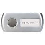 Alecto Draadloze deurbel Zwart / Zilver Alecto Draadloze deurbel Zwart / Zilver