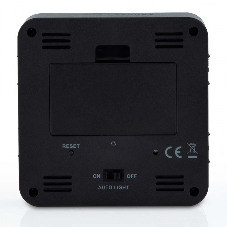 Alecto Wekker met thermometer