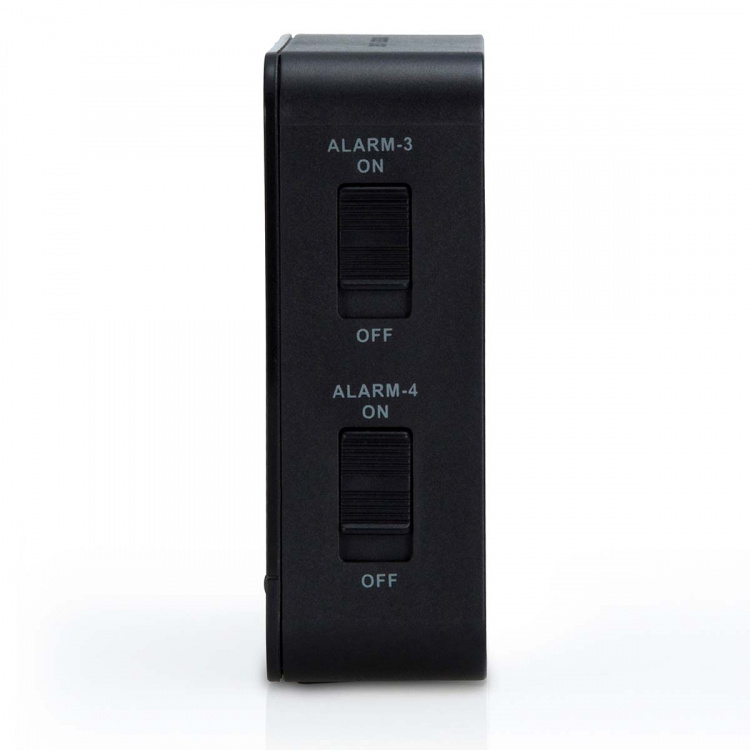 Alecto Wekker met thermometer