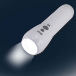 Alecto Oplaadbare LED zaklamp Wit Alecto Oplaadbare LED zaklamp Wit